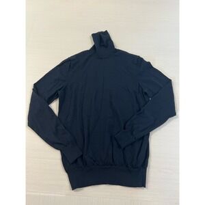 Suitsupply Navy Turtleneck Sweater